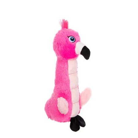 Growl Dog Plush Dog Toy Belly Burdz Pink 12 in