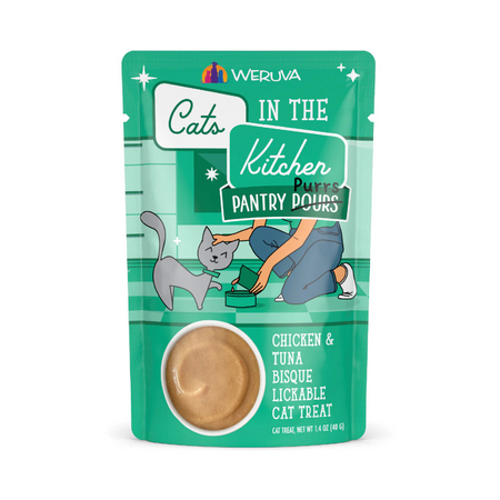 Weruva Cat Wet Cats in the Kitchen Pantry Pours Chicken Tuna Bisque 1.4 oz