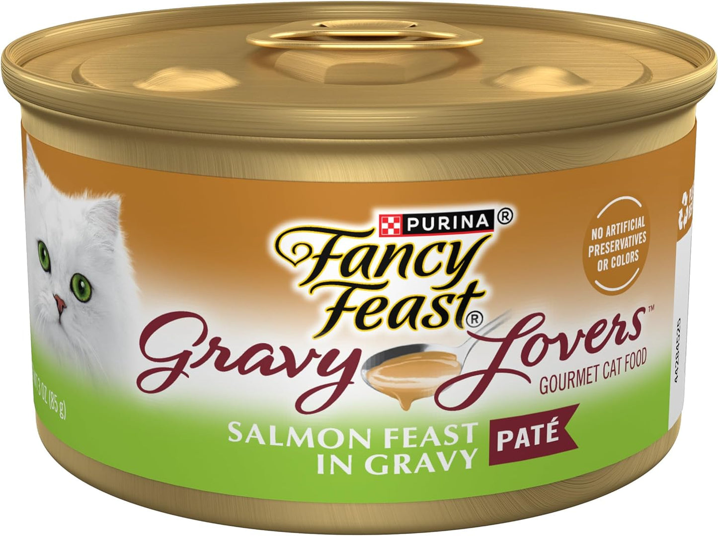 Purina Fancy Feast Gravy Lovers Salmon Feast Pate in Wet Cat Food Gravy 3 oz