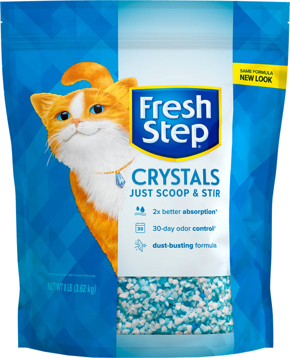 Fresh Step Crystals Premium Cat Litter Scented 8lb