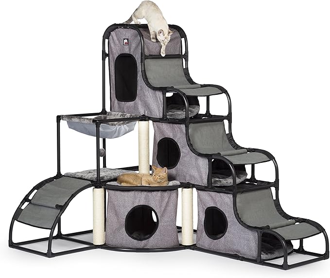 Prevue Pet Products Catville Tower Gray