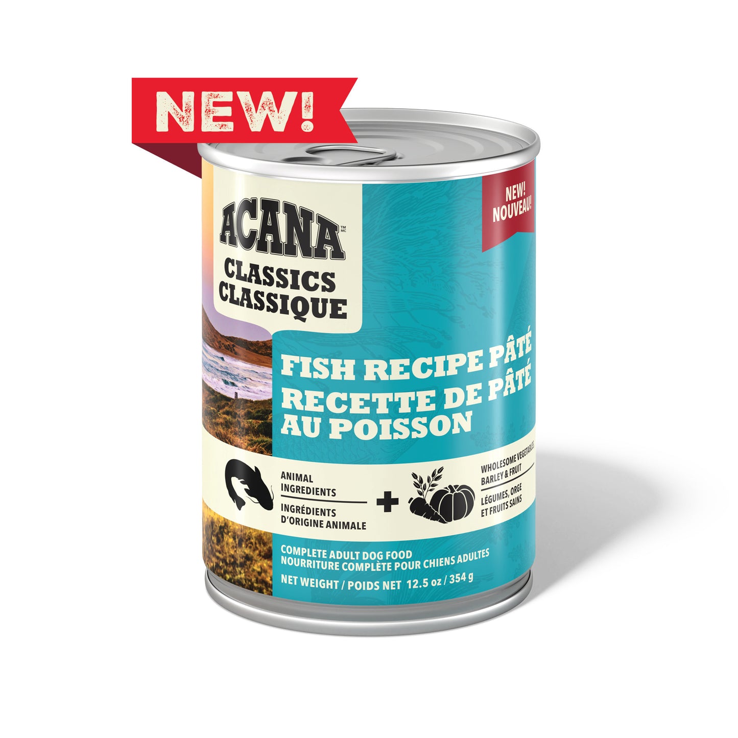 ACANA Classics Pate Wet Dog Food Fish Recipe Pate, 12.5oz Can