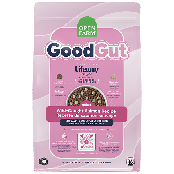 Open Farm Dog Food GoodGut Wild-Caught Salmon 19 lb