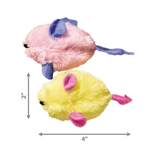 Kong Cat Toy Kitten Mice 2-pk