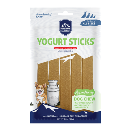 Himalayan Grain Free Dog Treat 4.8oz Yogurt Sticks Apple