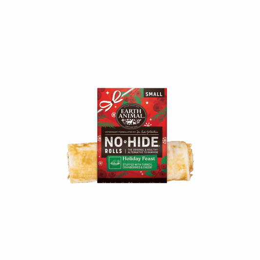 Earth Animal Holiday Dog Treat No Hide Roll Small