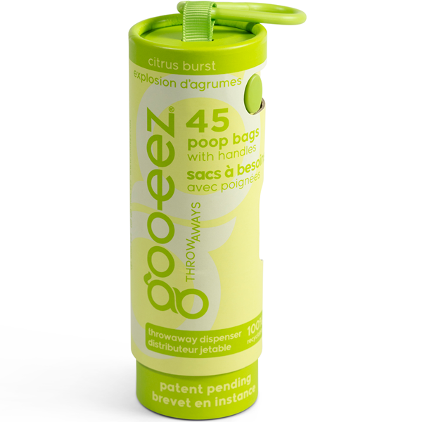 Gooeez Poop Bag 45ct w Dispenser Citrus Burst