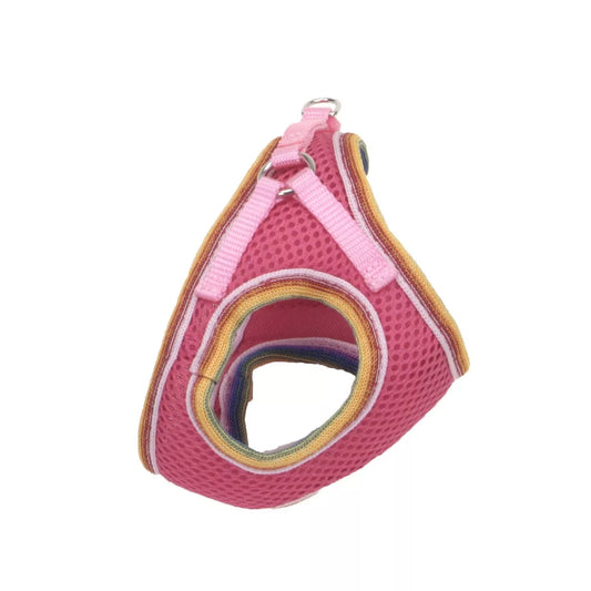 Coastal Li'l Pals 3/8in Wide 8-10in Comfort Mesh Dog Harness Pink
