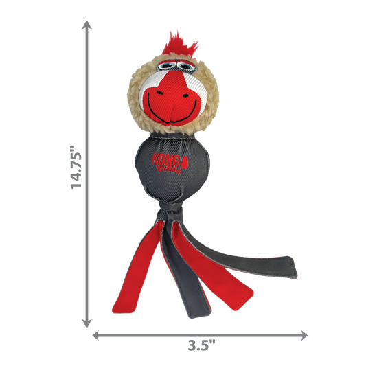 Kong Dog Toy Wubba Zoo Mandrill Large