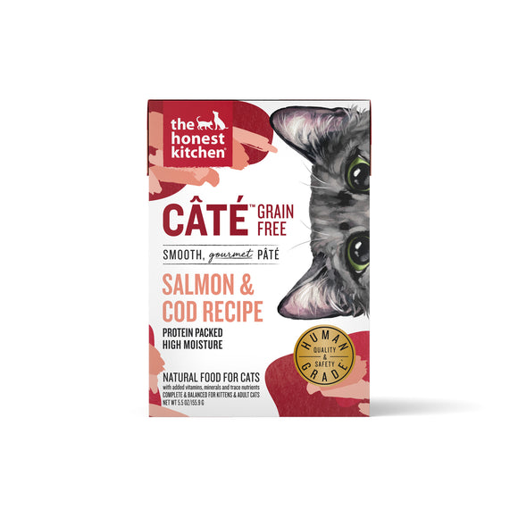 The Honest Kitchen Câté Grain Free Salmon & Cod Pâté Wet Cat Food 5.5oz