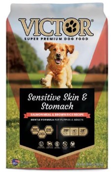 Victor Dog Food Sensitive Skin & Stomach Salmon & Brown Rice 30lb