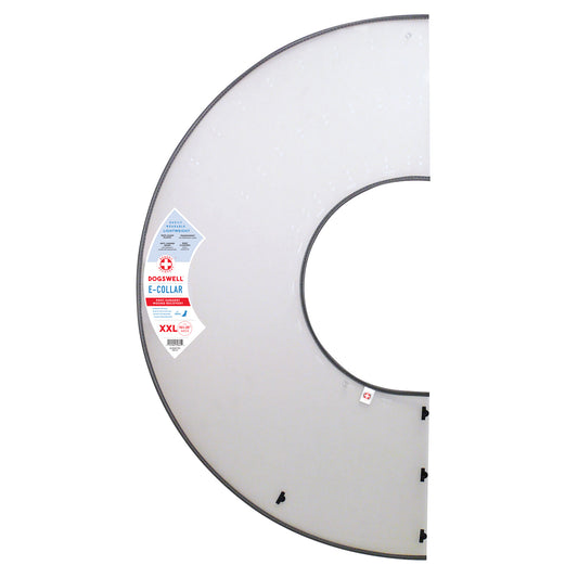 Dogswell Remedy + Recovery Pet First Aid, Rigid E-Collar, Clear, XX-Large