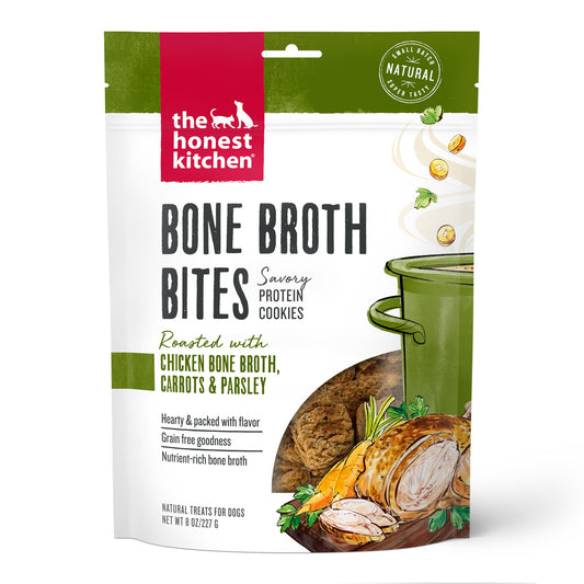 The Honest Kitchen Bone Broth Bites: Roasted with Chicken Bone Broth & Carrots, 8oz