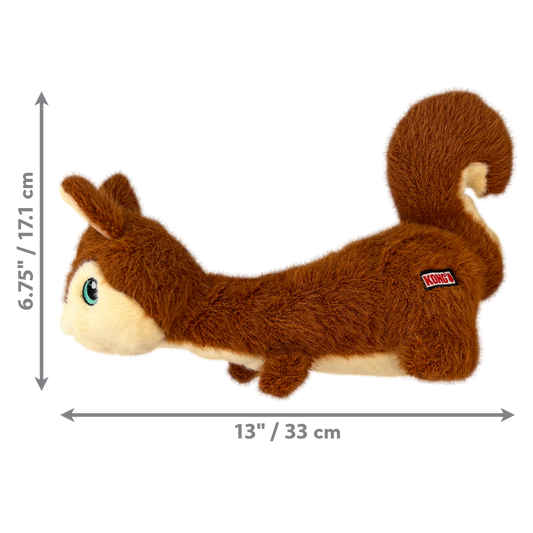 Kong Dog Toy Scruffs Squirrel Medium