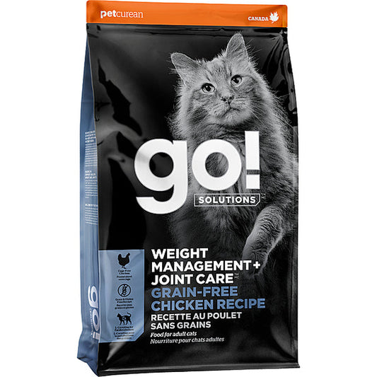 Petcurean Go! Weight & Joint Care GF Chicken Dry Cat Food 3lbs