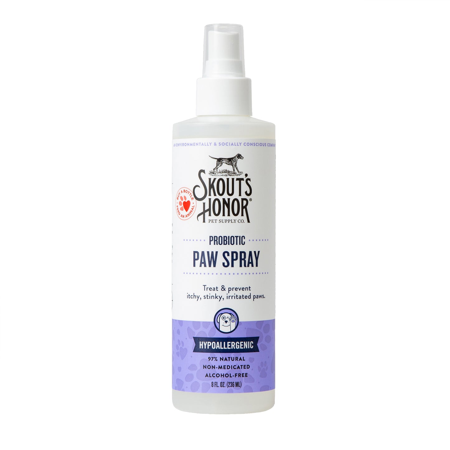 Skout's Honor Probiotic Paw Spray for Dogs 8 fl. oz.
