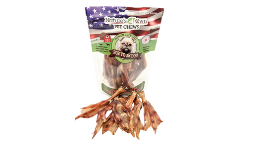 Nature's Own USA Dog Treats Duck Feet 12pk