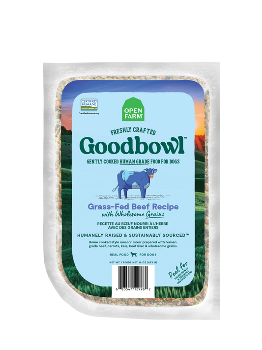 Open Farm Open Farm Goodbowl Grass-Fed Beef & Wholesome Grains 16oz Pouch