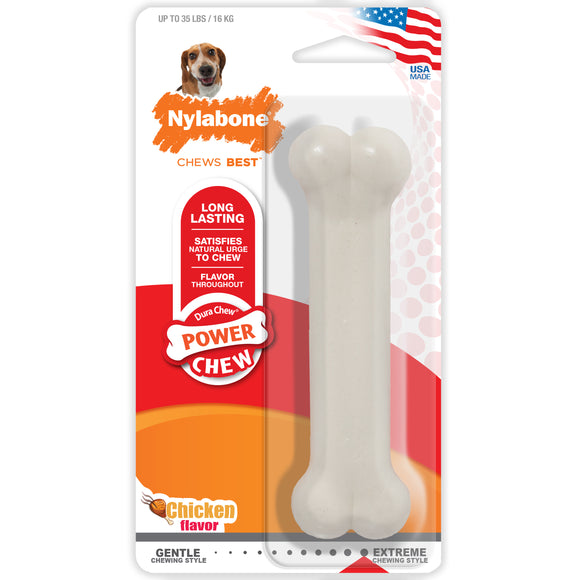Nylabone Power Chew Dog Toy Chicken Medium/Wolf