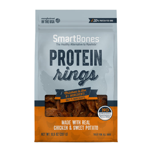 SmartBones Protein Rings With Real Chicken And Sweet Potato, 10.5 OZ