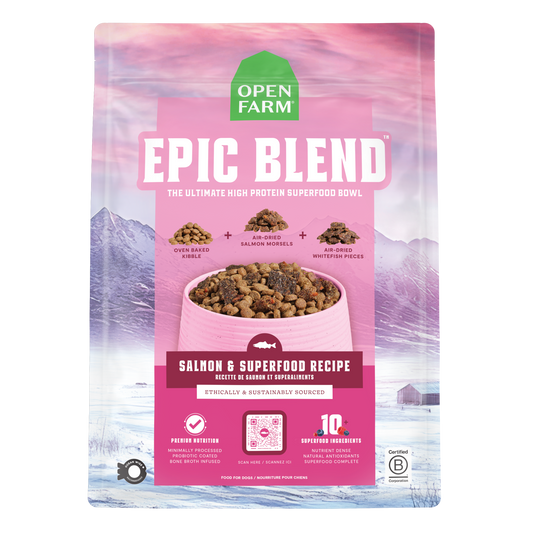 Open Farm Epic Blend Salmon & Superfood Recipe 18lb Bag