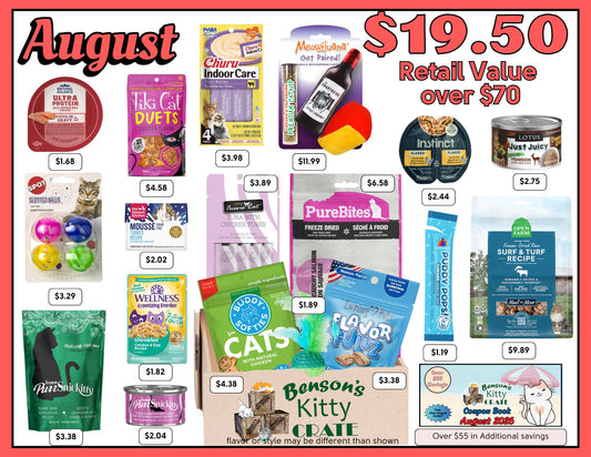 Benson's Kitty Crate for Cats - August 2026