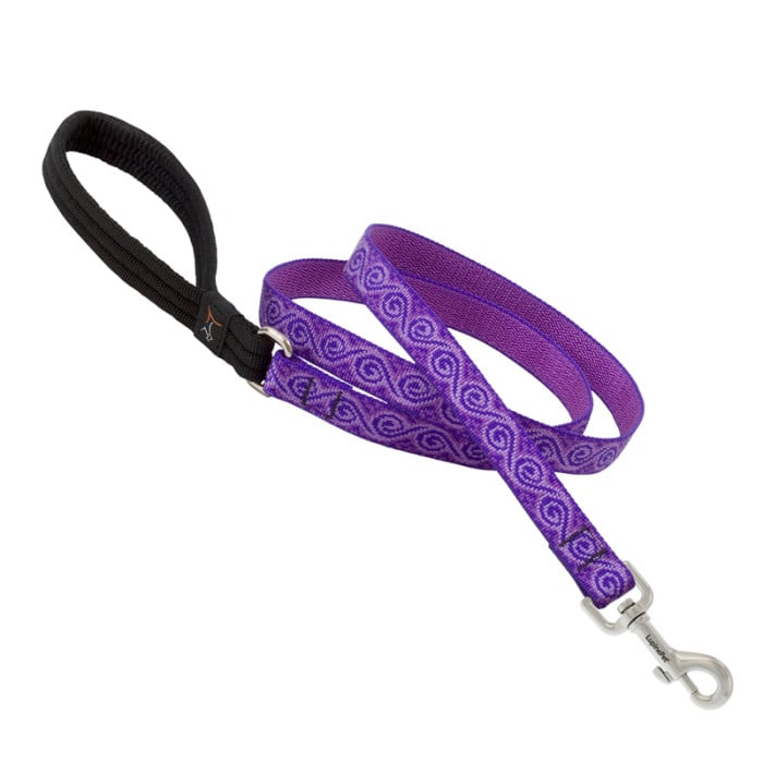 Lupine Pet Dog 4 Ft Long 3/4 In Leash Original Designs Jelly Roll