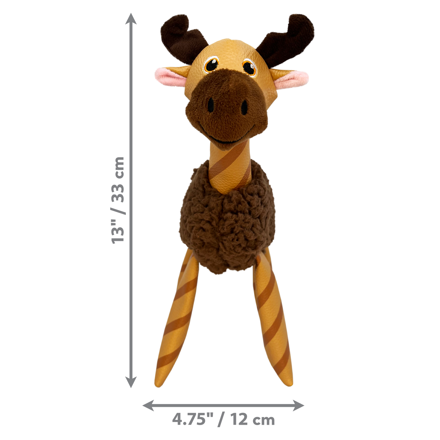 Kong Dog Toy Floofs Shakers Moose Medium