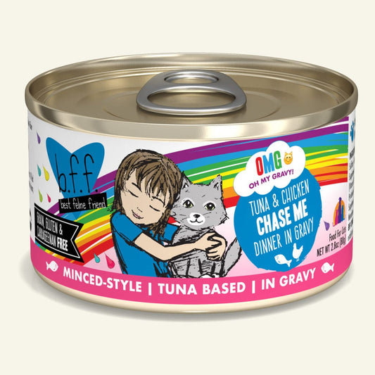 Weruva BFF OMG Chase Me Tuna & Chicken Canned Cat Food, 2.8oz