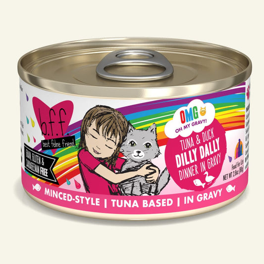 Weruva BFF OMG Dilly Dally Tuna & Duck Canned Cat Food, 2.8oz