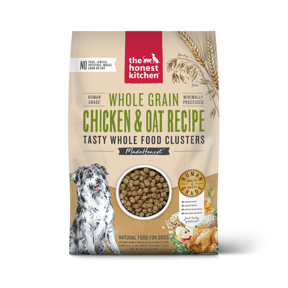 The Honest Kitchen Whole Food Clusters Whole Grain Chicken & Oat Dry Dog Food 20lb