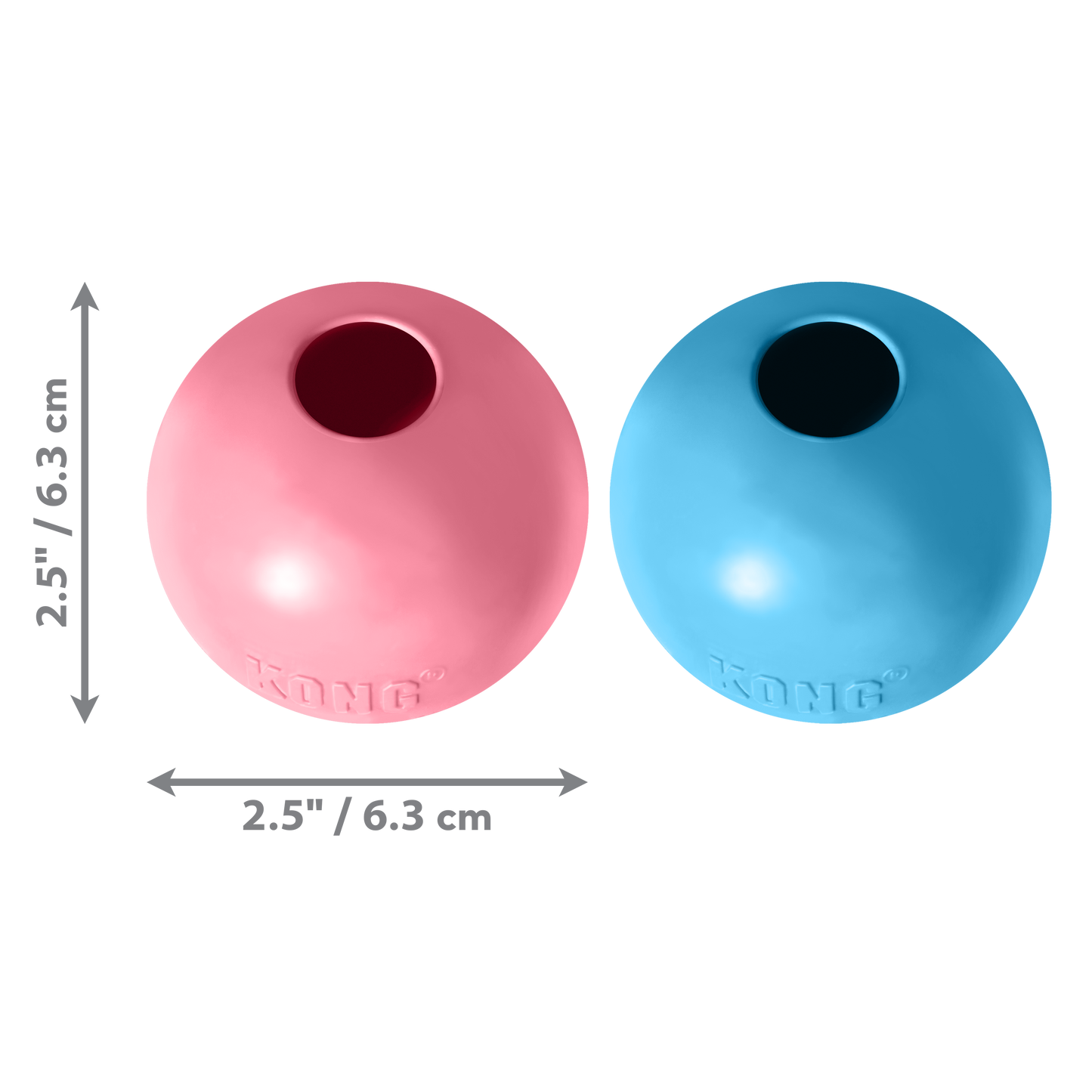 Kong Dog Toy KONG Puppy Ball w/Hole Small Assorted