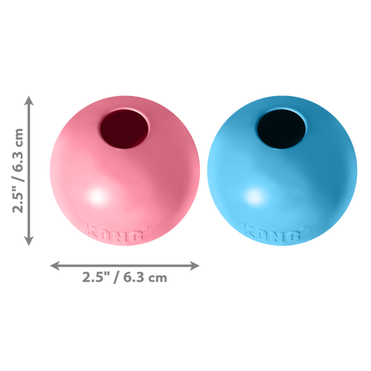 Kong Dog Toy KONG Puppy Ball w/Hole Small Assorted
