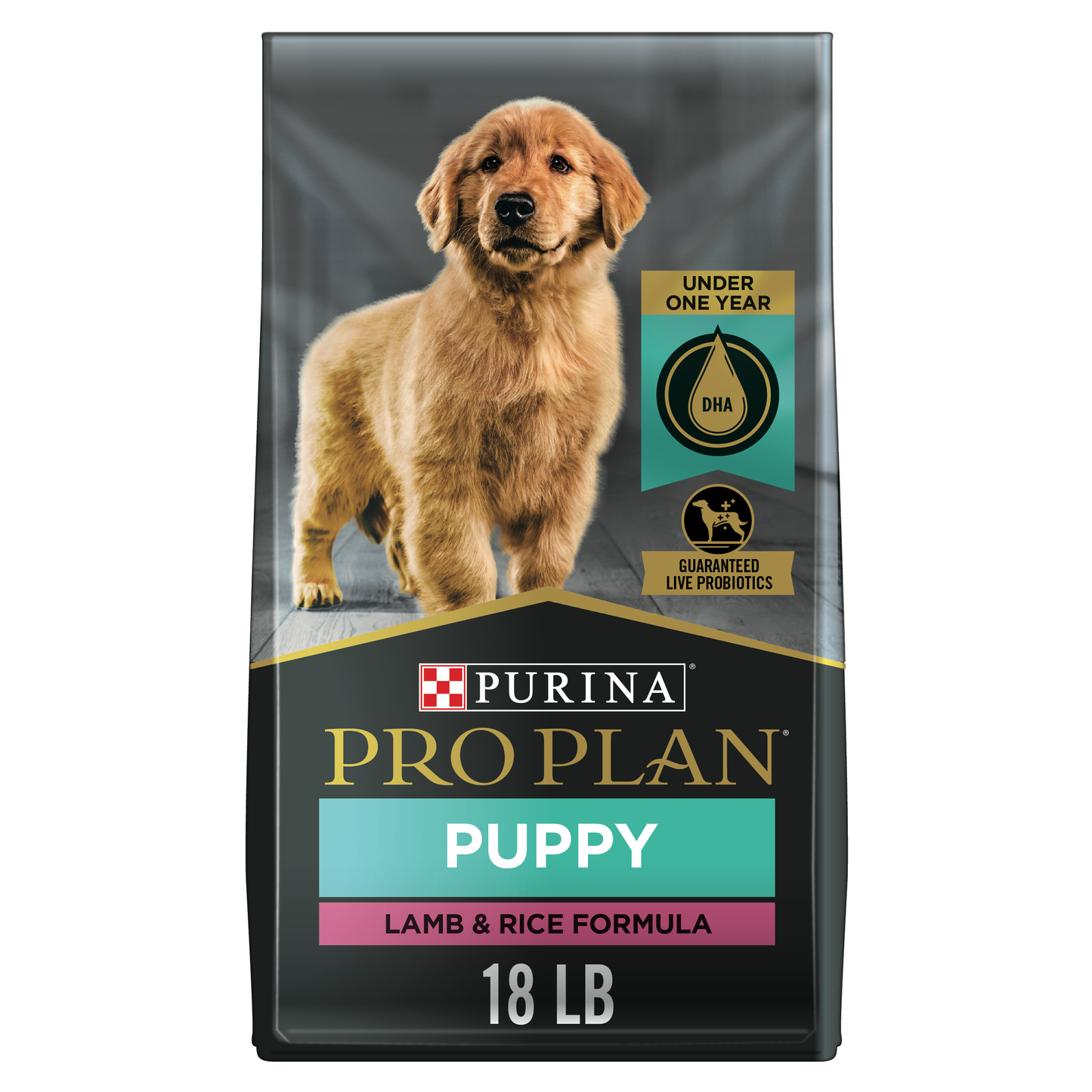 Purina Pro Plan High Protein Puppy Food DHA Lamb & Rice Formula 18lb