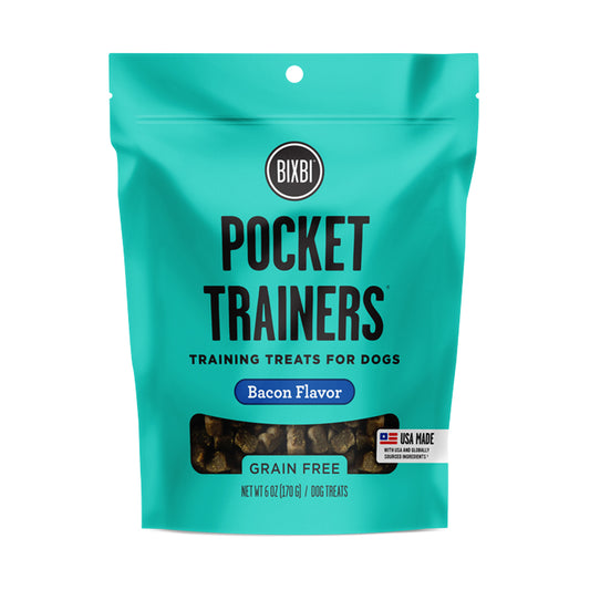Bixbi Pocket Trainers Dog Treat, Bacon Flavor, 6oz