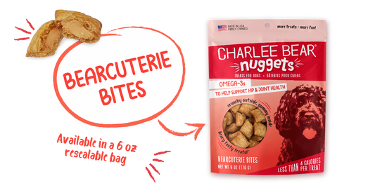 Charlee Bear Nuggets Dog Treats 6oz Bearcuterie Bites