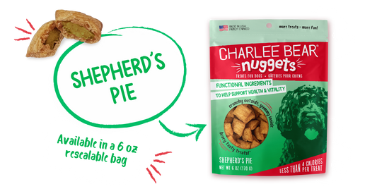 Charlee Bear Nuggets Dog Treats 6oz Shepards Pie