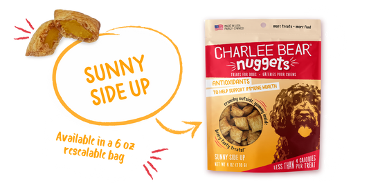 Charlee Bear Nuggets Dog Treats 6oz Sunny Side Up