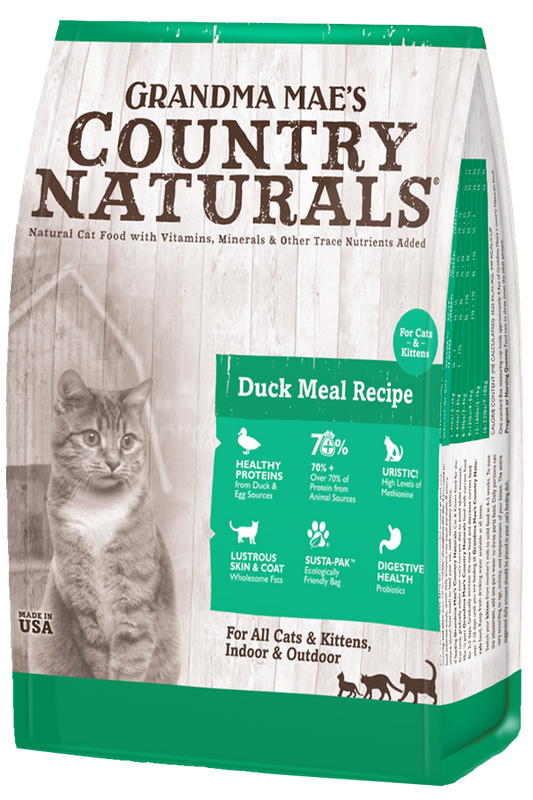 Grandma Mae's Country Naturals Duck Meal Recipe for Cats & Kittens 3lb