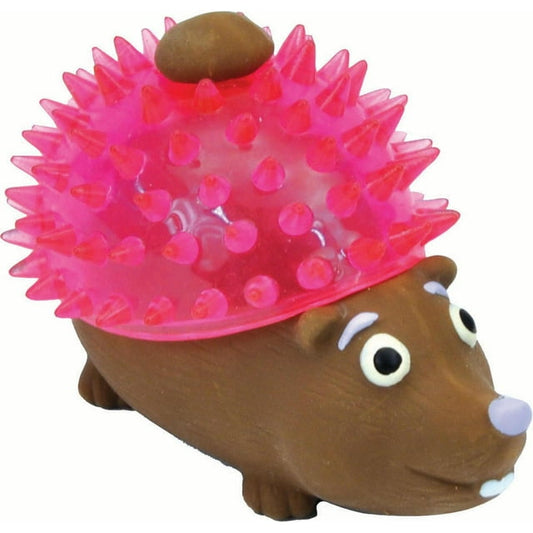 Coastal Li' Pals Latex Dog Toy 4in Hedgehog