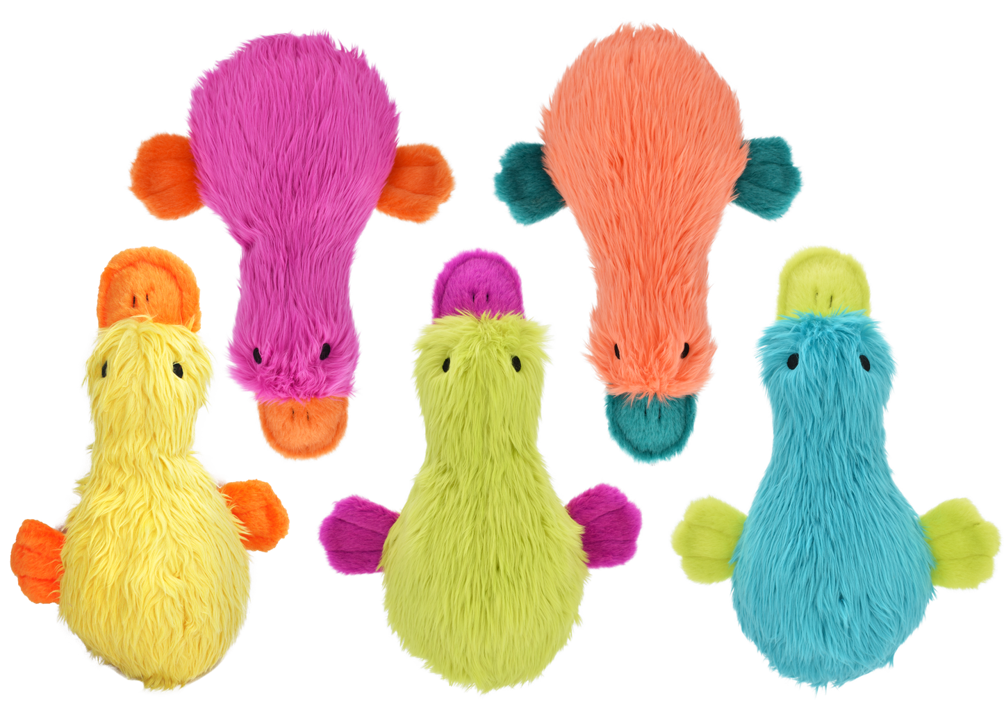 Multipet Plush Dog Toy Duckworth® 4in Assorted