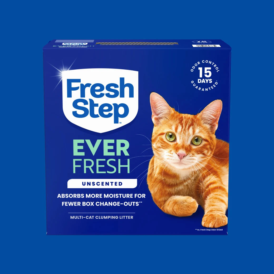 Fresh Step Ever Fresh Unscented Clumping Cat and Kitty Litter 21lb
