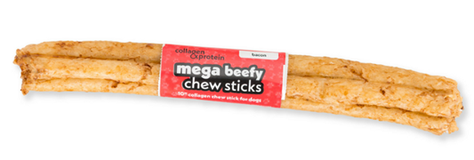 Frankly Collagen Beefy Stick Bacon Mega 10in