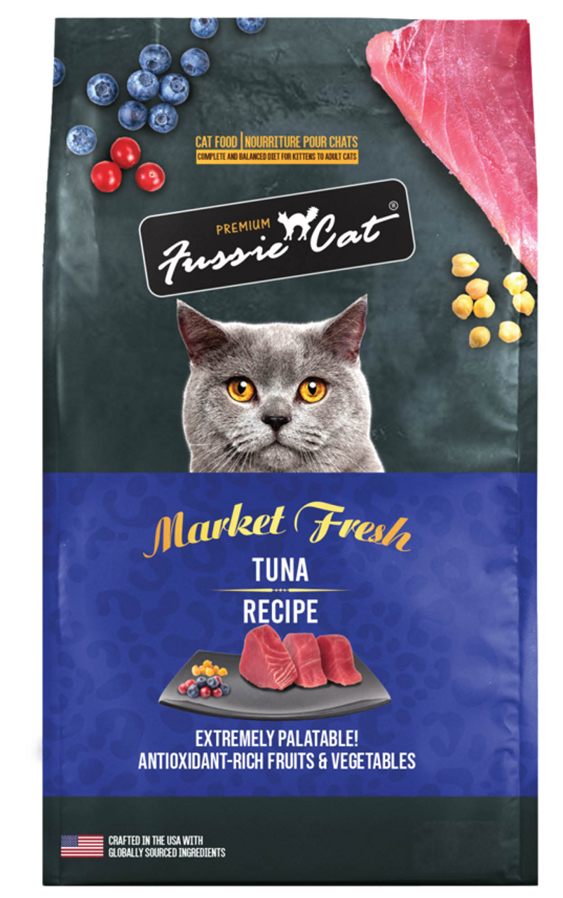 Fussie Cat Market Fresh Tuna Formula Dry Cat Food 10lb