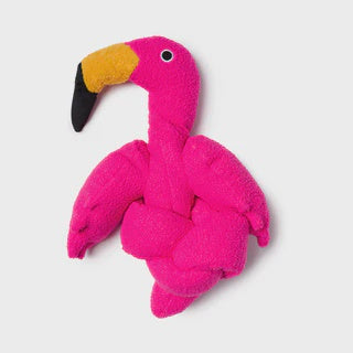 Fabdog Twisty Flamingo 5ft Dog Toy