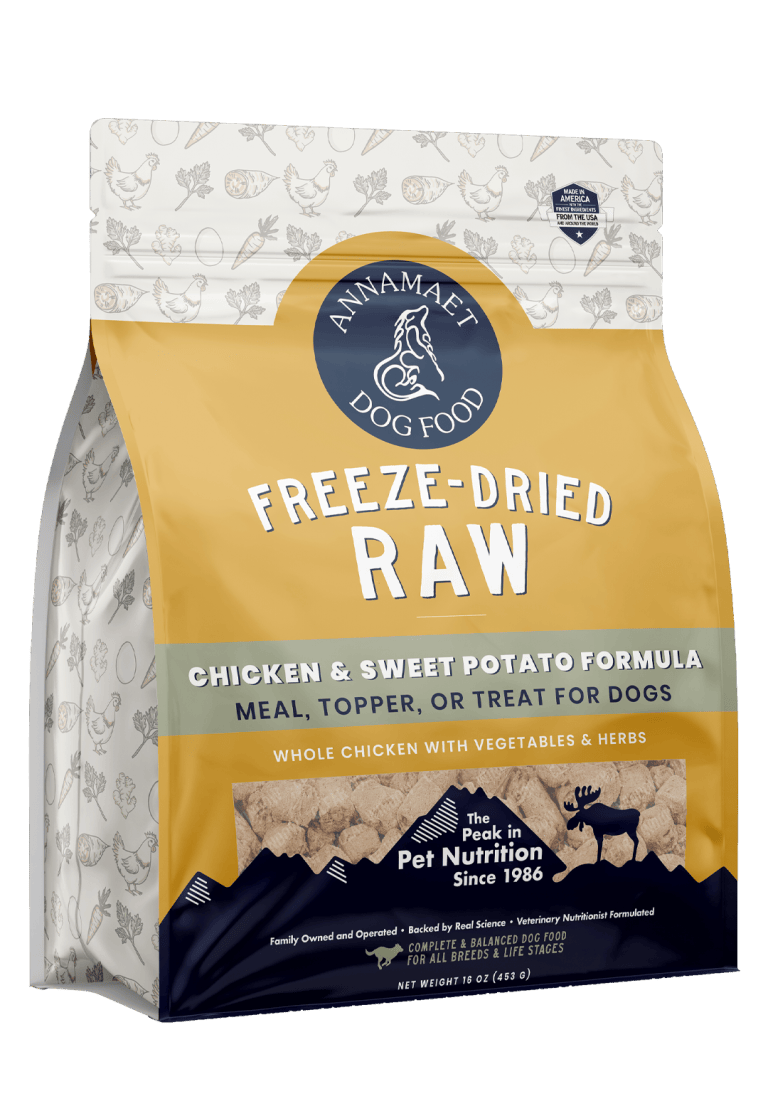 Annameat Freeze Dried Dog Food Chicken Potato 16 oz