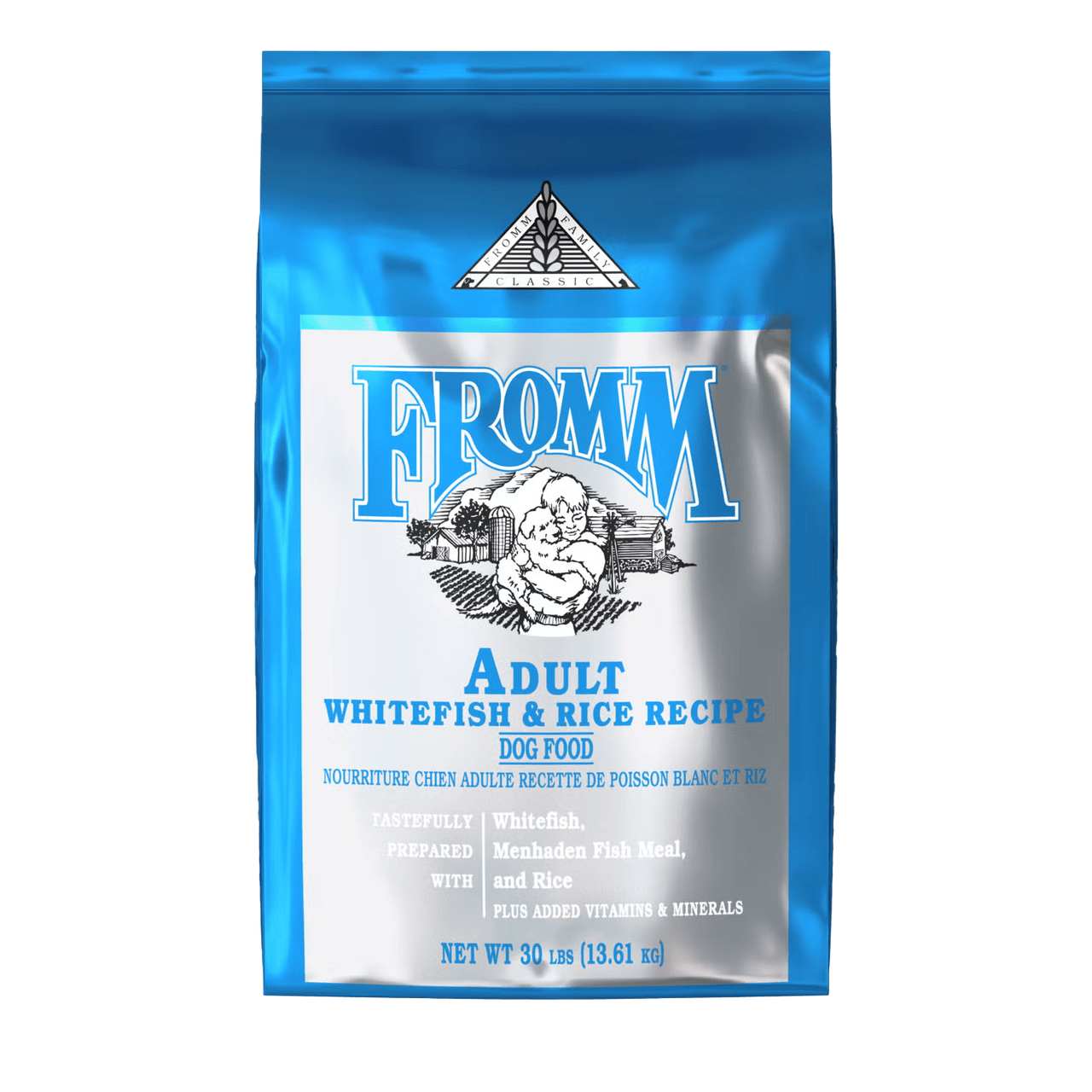 Fromm Adult Whitefish & Rice Recipe Dry Dog Food 30lb