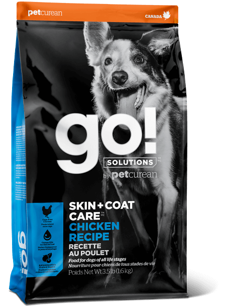 Petcurean Go Dry Dog Food Skin and Coat 22lb Chicken