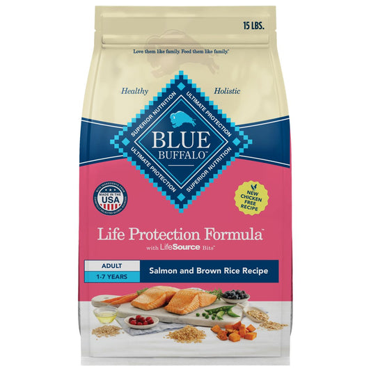 Blue Buffalo Salmon Flavor Dry Dog Food - 15lbs