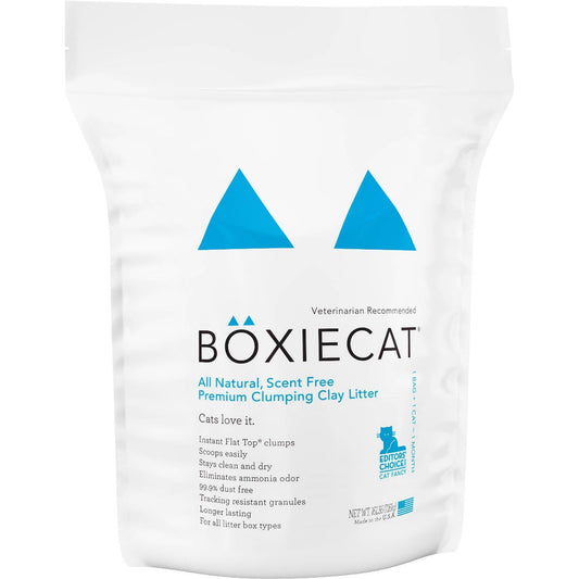 Boxiecat Unscented Clumping Clay Cat Litter 16lb